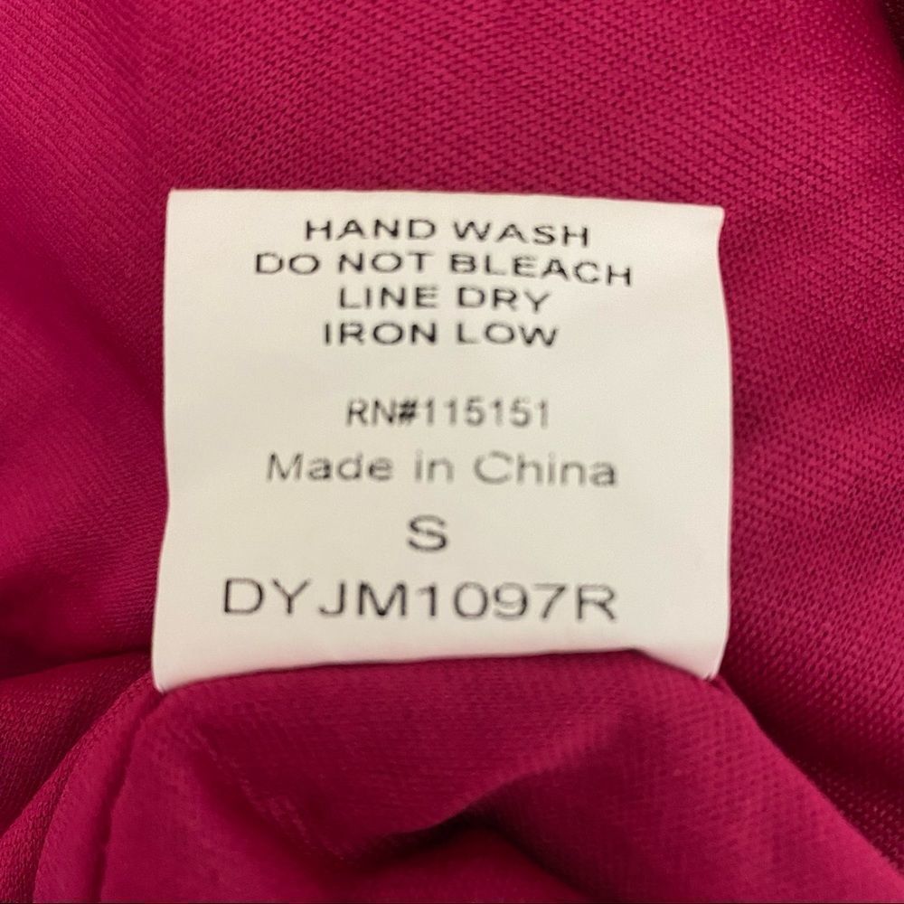 Romeo & Juliet Couture one shoulder fuchsia mini dress size S NWT - Picture 5 of 8